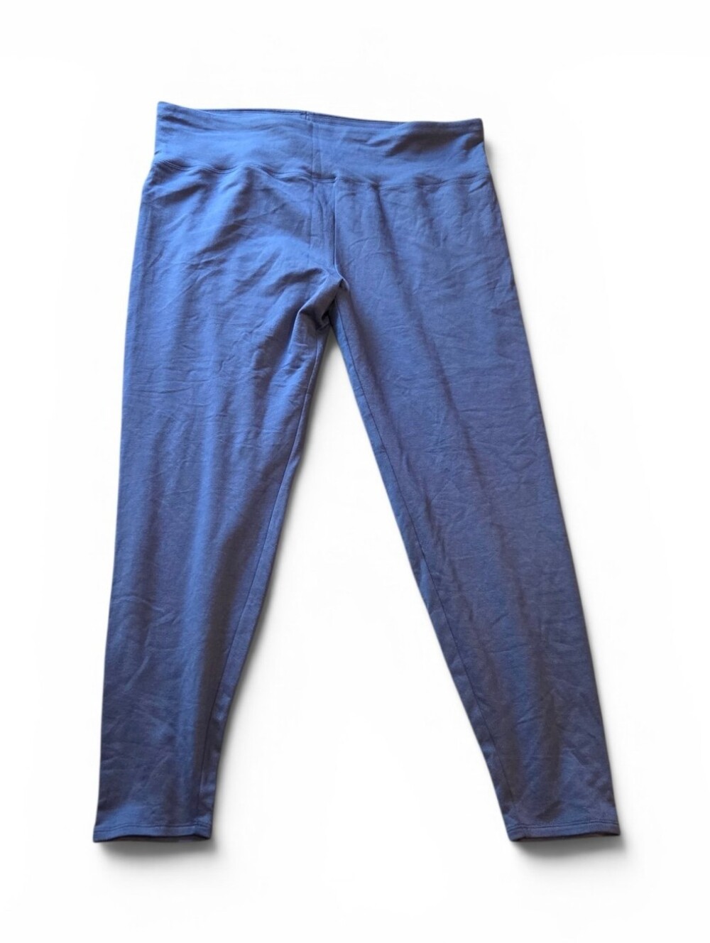 Eileen Fisher High Waisted Ankle Leggings Women 1X Blue NWT $98